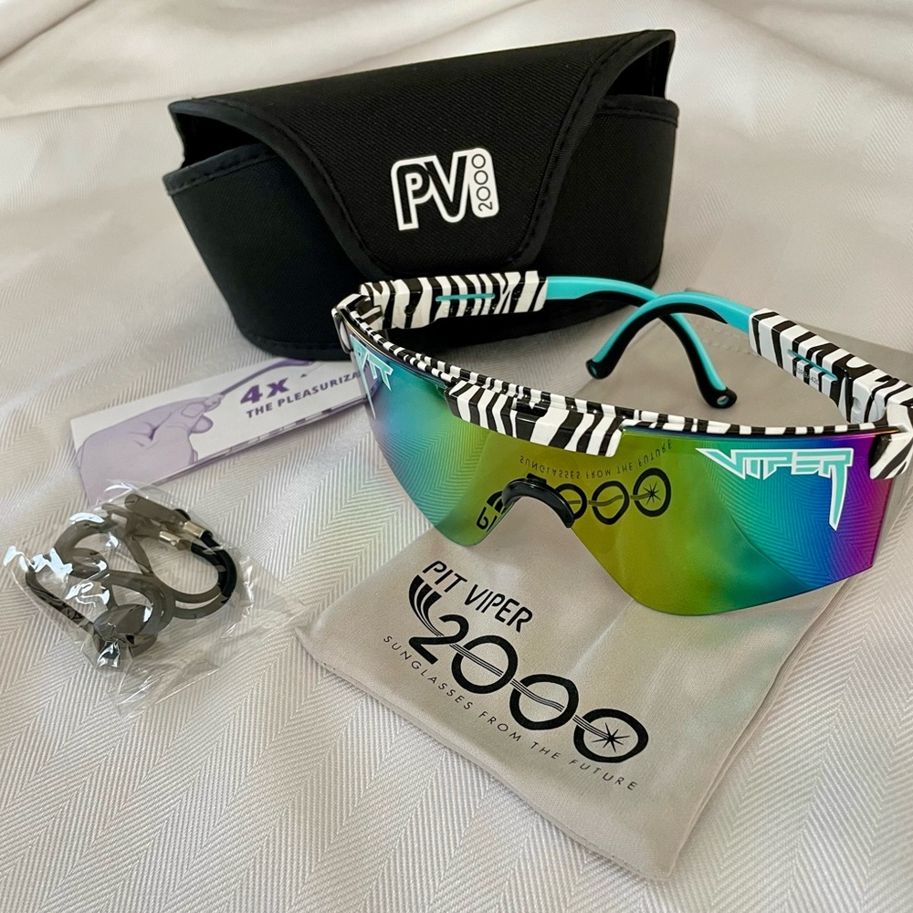 NEW Pit Viper Herbivore Sunglasses with Multicolor Lenses